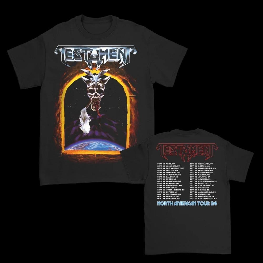 Testament Klash of The Titans T-shirt Unisex Men Women Summer Short Sleeve Fashion Top Casual Retro Daily Tee