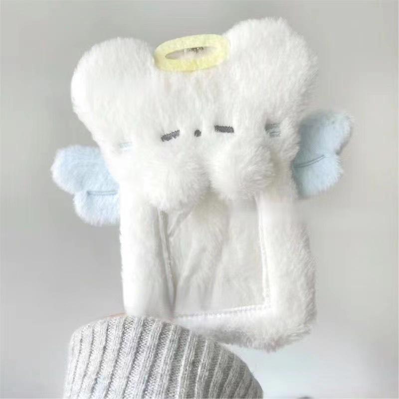 

Мультяшный брелок-держатель для карт, милый кулон для демонстрации фотокарточек айдолов, рукав для фотокарточек K-pop, защитный чехол, кавайная обложка для карт