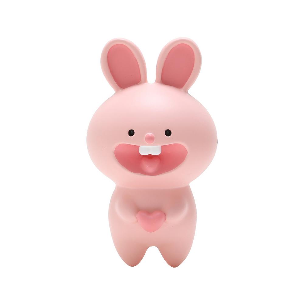 Two-Color Optional Smiley Rabbit Creative 3D Refrigerator Stickers Cartoon Cute Personality Design Message Post-It Decoration