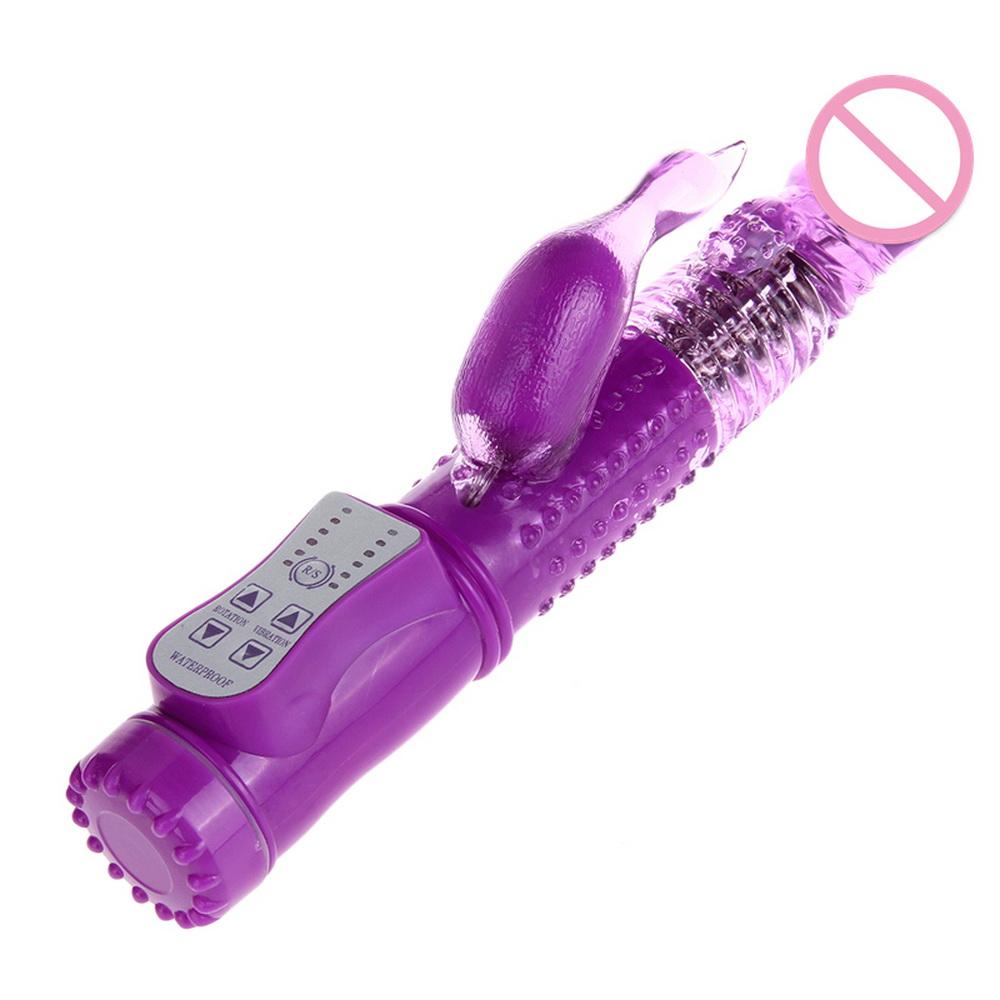 Vagin G Spot Dildo Vibratoare duble Jucării sexuale pentru femeie Adulti Vibrator erotic pentru femei