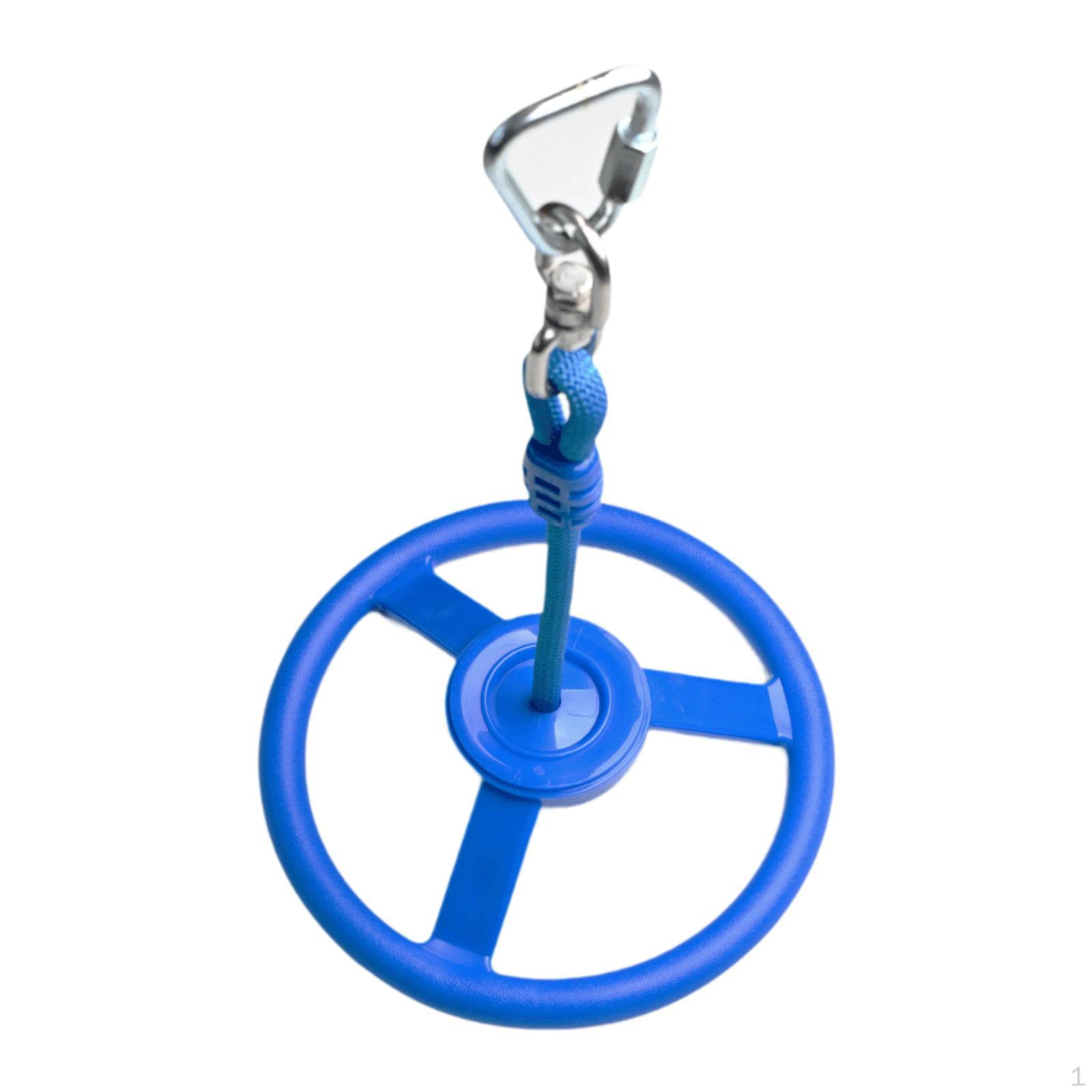 Playground Kids Steering Wheel Gym Outdoor Exercise Climbing синий