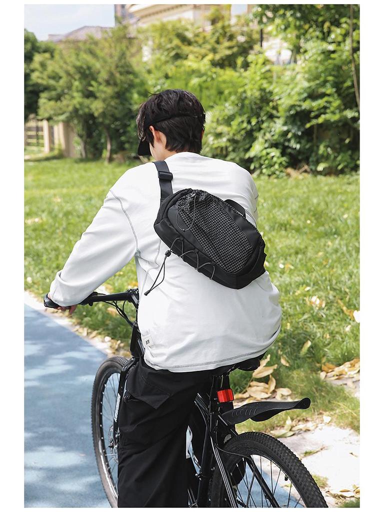 2025 Plaid Nylon Crossbody Bag - Versatile, Lightweight & Unisex for Casual Sports