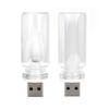 Universelle Auto-USB-LED-Kerzenstil-Lampe Retro 5V LED-Birnen Regenbogenfarbe Glühbirnen-Atmosphäre Dekorationslicht
