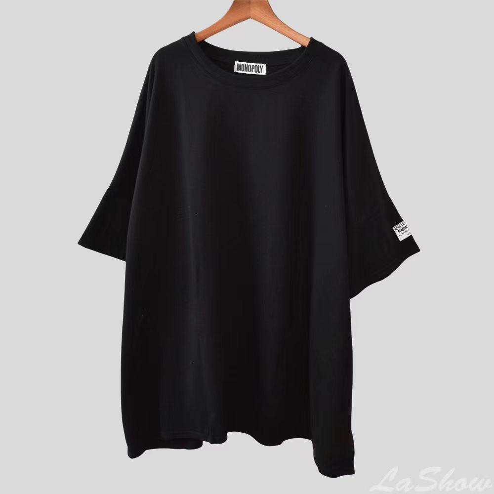 2023 Oversized Mid-Length Women's T-Shirt - Short Sleeve, Loose Fit, European Style