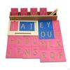 0-10 Number & ABC Letter Tracing Board Wooden and Counting Aid Montessori Toys for