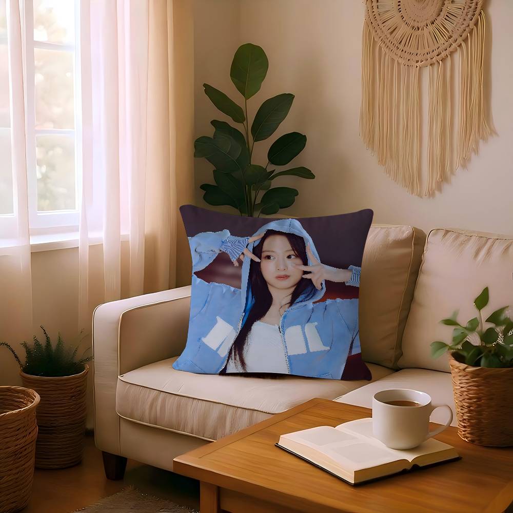 Singer A-AHYEON Cushion Cover Pillowcase Upholstery Sofa Throw Pillow Home Decor Pillowcas