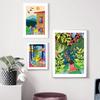 Abstract Tropical Plants Wall Art, Colorful Flower Prints, Canvas Paintings, Nordic Posters, Pictures for Living Room Decor