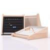 Holz Ring Displayständer Mehrschichtiger Halskettenständer Tragbarer Schmuck Organizer Halter Ohrring
