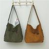 Korean Style Corduroy Tote Bag Elegan Crossbody Bag Casual Multifunctional Shoulder Bag  Travel