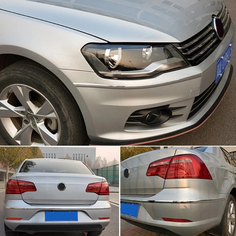 Car Chrome Body Strip, Bumper & Door Protective Moulding, 10mm/20mm Auto Styling Trim Sticker Exterior Decoration