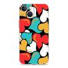 Phone Case For iPhone 16 Cases iPhone 15 12 13 14 16 Pro Max X XR XS Max 15 Plus iPhone11 Cover Oil Painting Graffiti Heart