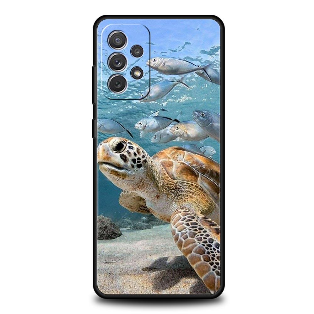 Ocean Animal Dolphin Phone Case For Samsung Galaxy A51 A71 A21S A12 A11 A31 A41 A03s A52 A32 A22 A13 A23 A33 A53 A73 5G Cover