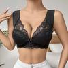 Sexy Lace Front-Button Vest Bra - Large Size