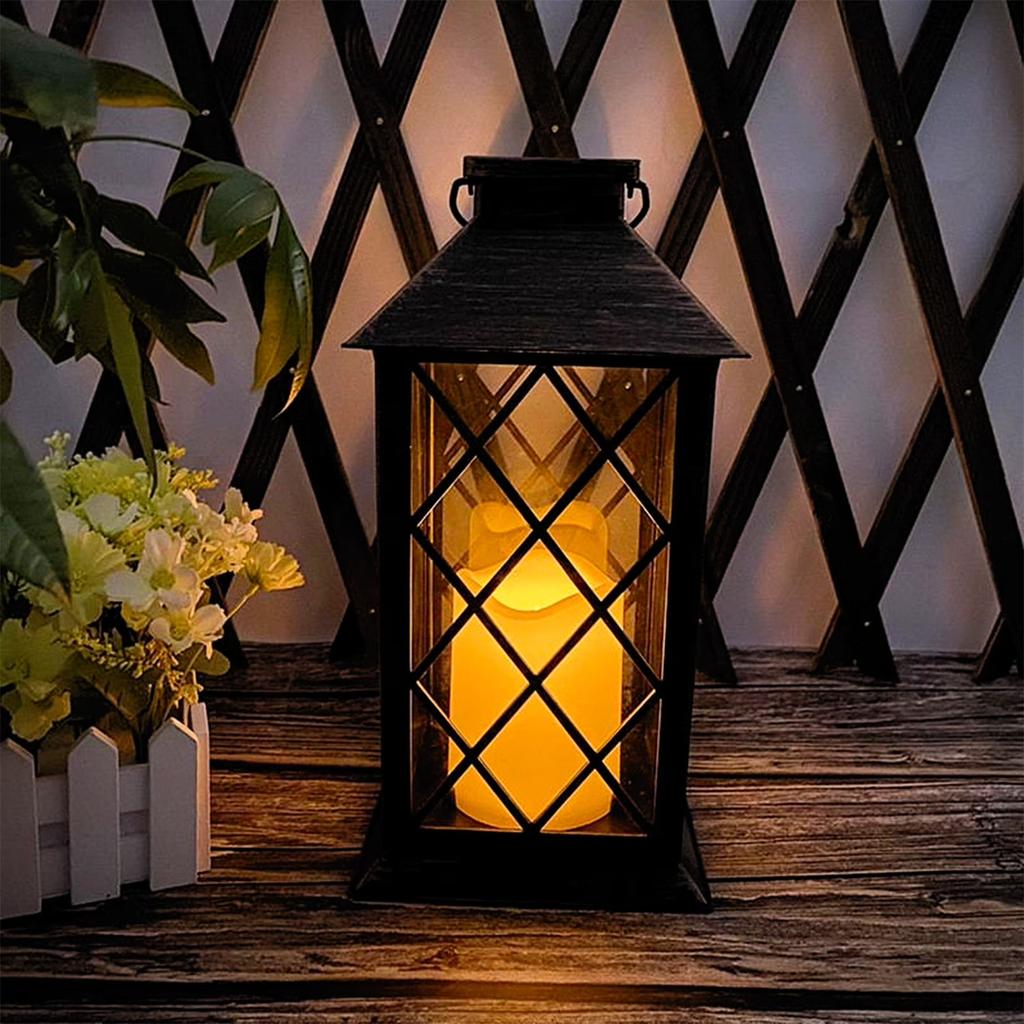 Outdoor Garden Hanging Waterproof LED Flickering Flameless Candle Lights For Outdoor Party