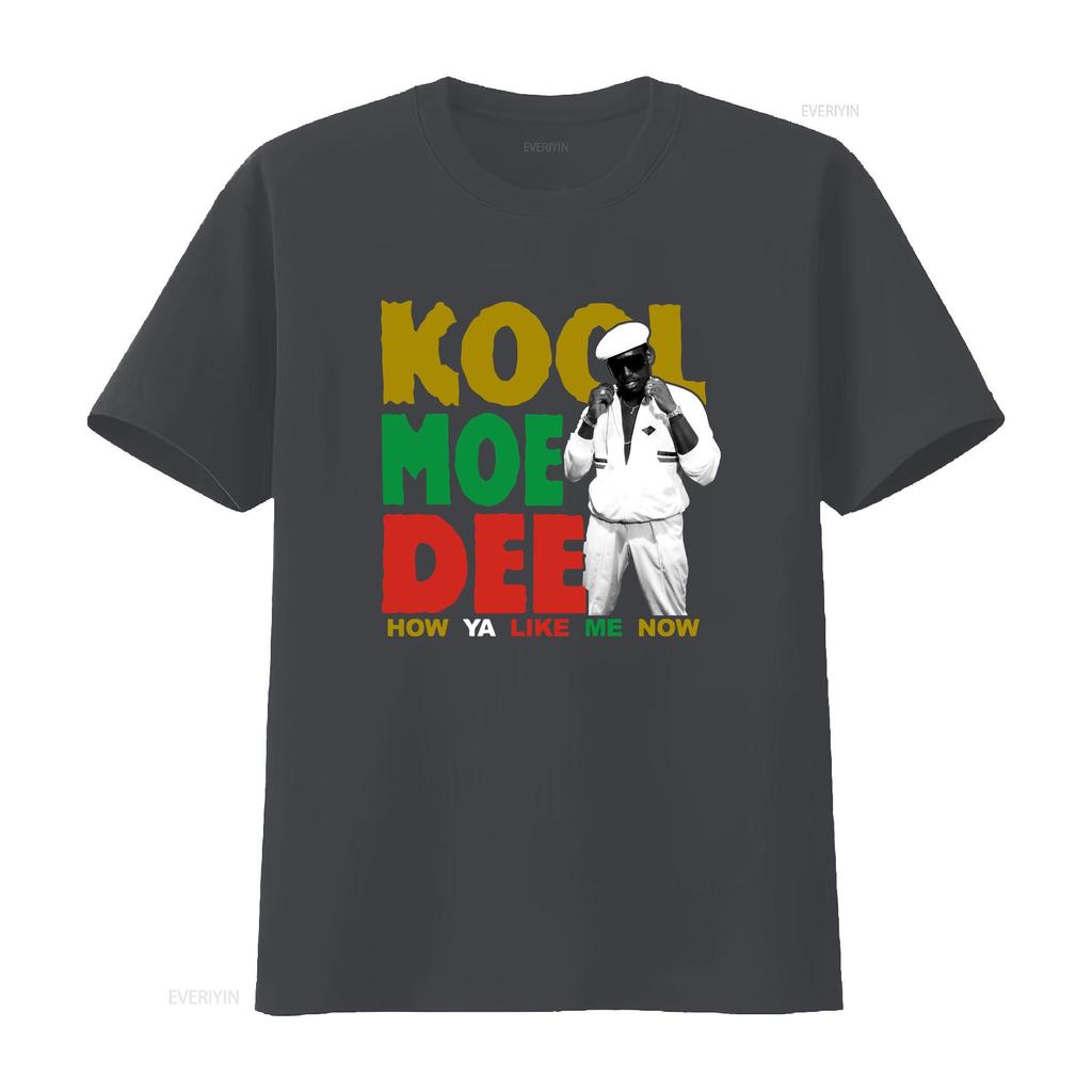 KOOL MOE DEE How Ya Like Me Now T shirt NEW LARGE ONLY vintage Washed Breathable streetwear Casual graphic designer clothes