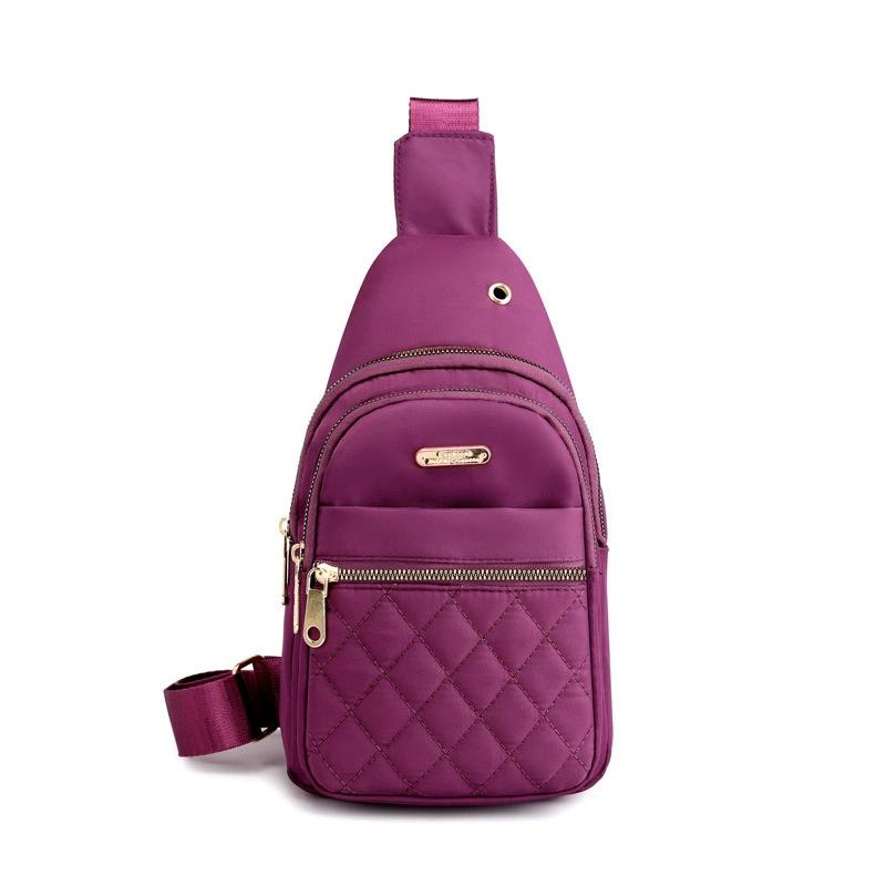 2026 BestSelling New breast bag women's casual fashion nylon fabric bag lightweight crossbody small single shoulder Chest Bags