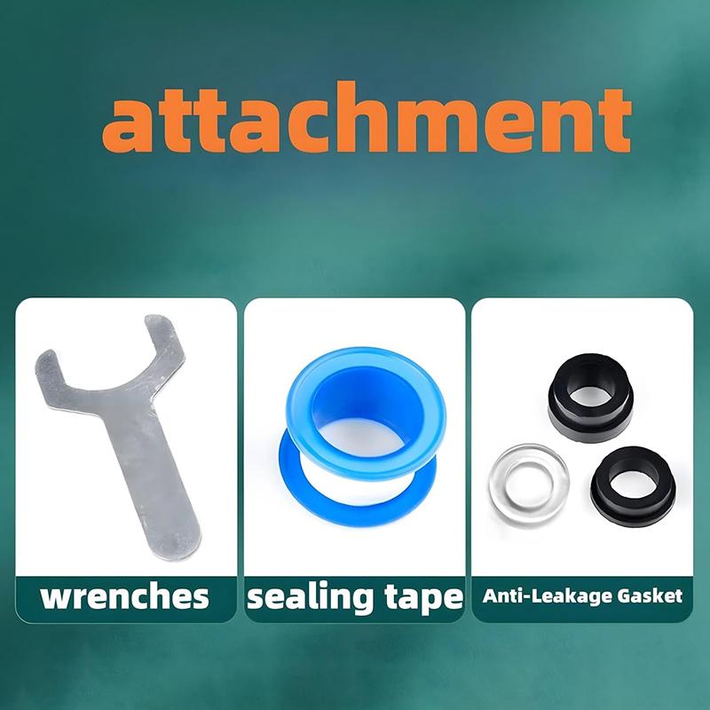 1440° Rotatable Scalable Metal Faucet Bathroom Tap Splash-Proof Bubbler Kitchen Faucet Filter Nozzle Tap Saving Water Extender