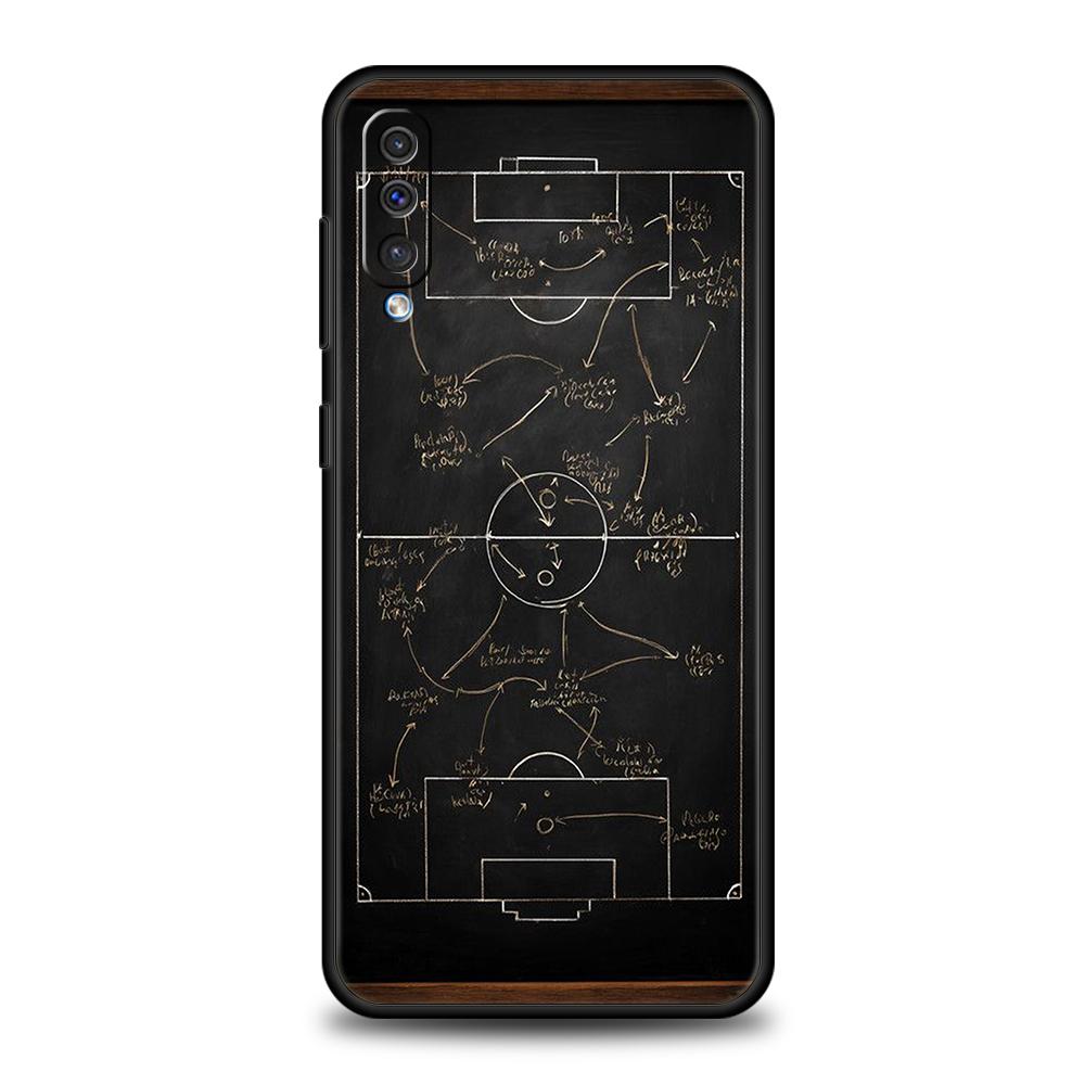 

Phone Case for Samsung Galaxy A56 A36 A26 A06 A16 A24 A36 A54 A14 A42 A22 A20 A12 5G Soft TPU Football Basketball Tactical Board Samsung A03