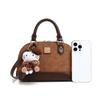 Portable shell bag women's new light luxury niche khaki cute shoulder messenger bag