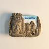 Cambodia Angkor Wat Shiguan Goddess 3D Stereoscopic Tourism Souvenirs Resin Painting Decoration Home Refrigerator Magnets