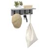 Wall Mounted Nightstand Grey Sonoma 40 x 10.5 x 10.5 cm