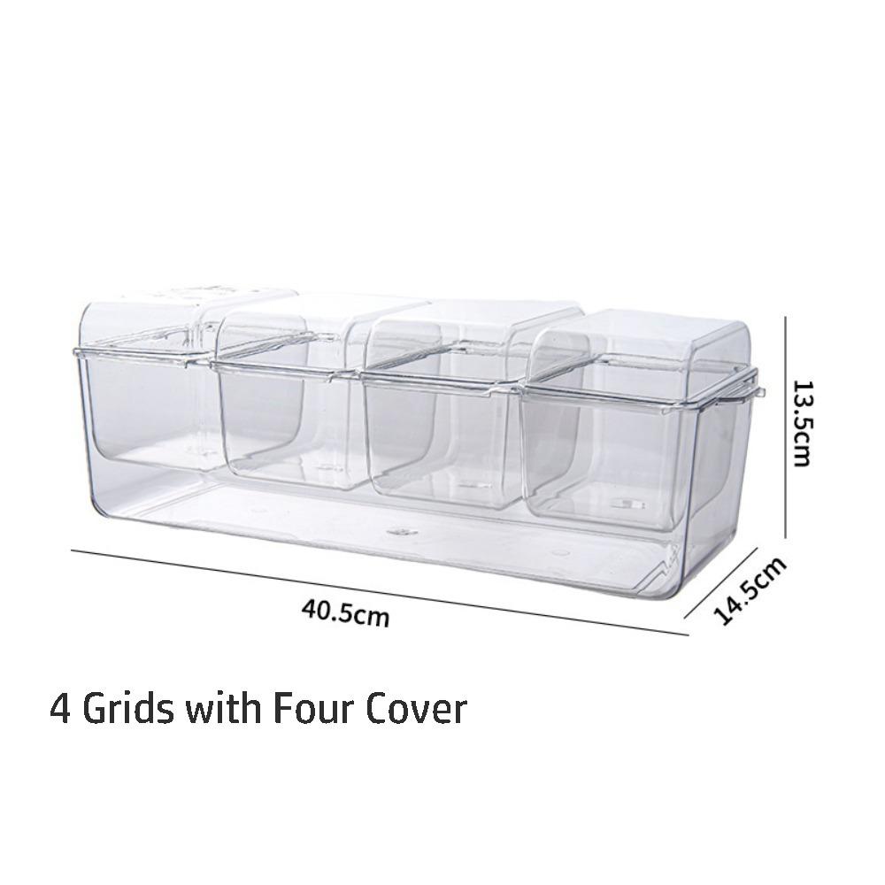 Detachable Fresh Iced Box Transparent Fridge Fruit Box Chilled Fruit Fresh-keeping Box