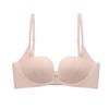 Traceless double front buckle underwear women's small breasts gather and show large breasts, anti-sagging, sexy and comfortable steel-rimless bra