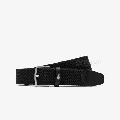 Lacoste Casual Stretch Canvas Belt 000black Rc4100m56g