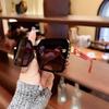 Módní nadrozměrné sluneční brýle Dámské UV400 Vintage čtvercové brýle Designové sluneční brýle Značka Oculos