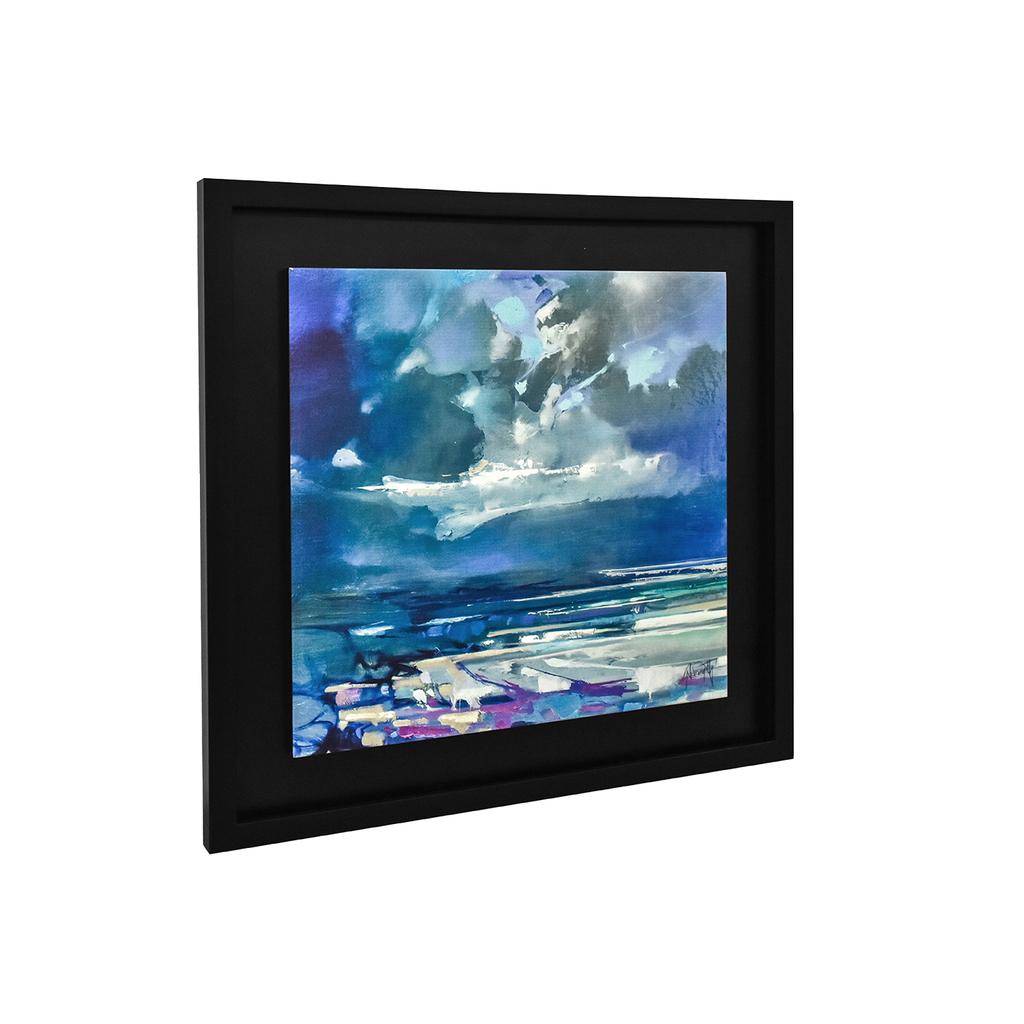 Scott Naismith West Coast Blues I Wood Framed Plaque