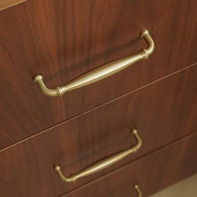 Dooroom Brass Furniture Handles Brushed Copper Goldome Handshake Wardrobe Dresser Cupboard Cabinet Drawer Kitchen AccessoriesH