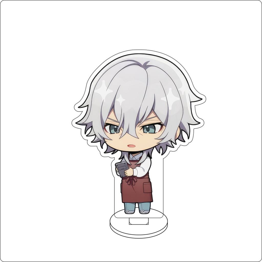 10CM Anime Bungo Stray Dogs Figure Stand Model Nakajima Atsushi/dazai osamu/Kunikida Doppo Cute Desk Decor Standing Sign Gifts