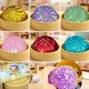 Glitter Dumpling Squeeze Toy Slow Rising Squishy Anti Stress Fidget Toy Cute Bun Decompression Toy For Kids Adults