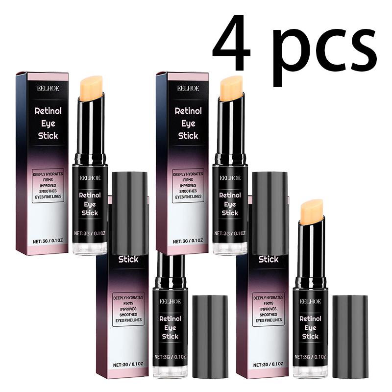 EELHOE Stick Crema Contorno Occhi Retinolo Formula delicata idrata e umetta la zona perioculare, crema viso nutriente e rigenerante per gli occhi.