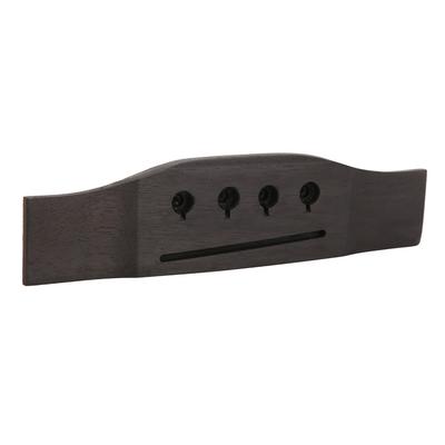 4-Saiten Bassbrücke Hohe Härte Ebenholz Gitarre Musikinstrumentenzubehör Ebenholz
