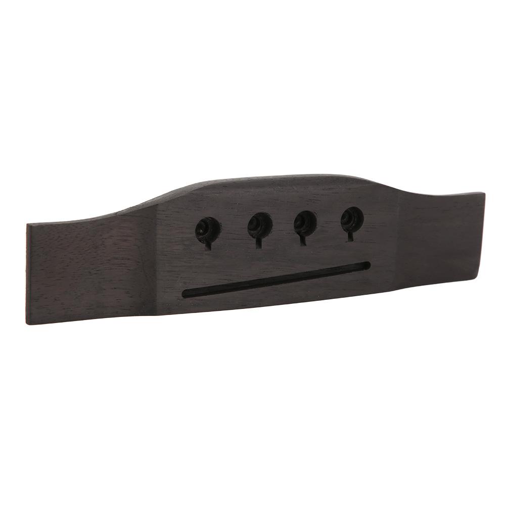 

4Strings Bass Bridge High Hardness Ebony Guitar Musical Instrument AccessoriesEbony
