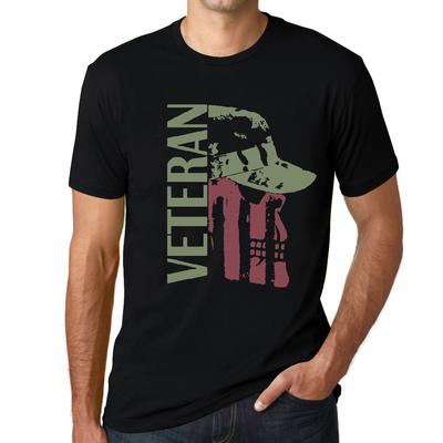 Camiseta masculina gráfica - Soldado Caveira Veterano - Camisa militar patriótica
