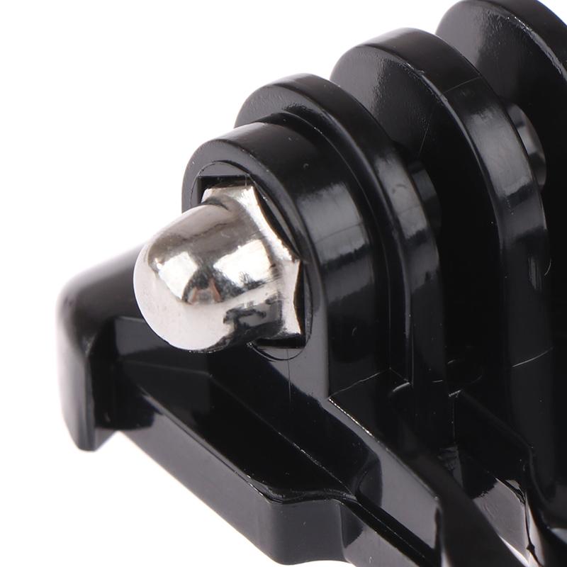 2Sets Curved Surface Base Mount With Quick Release Removable Buckle & Adhesive Stickers For 6/5/4/3+/3 Action Camera Helmet