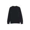Maison Kitsune FW22 Logo Patch Crewneck Sweatshirt Unisex sweatshirt Black SPCHM00301-P199
