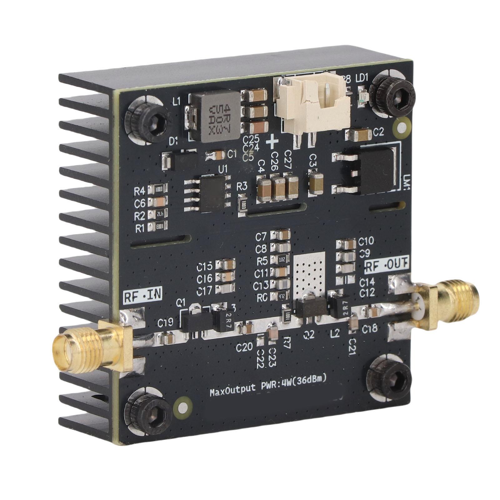 

ВЧ модуль підсилювача потужності VHF UHF Радіочастотна плата підсилювача потужності 0,5 800 МГц 35 37 дБм