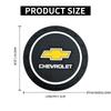 1/2pcs Non-slip Car Water Cup Rubber Mat For Chevrolet Spark Silverado Trailblazer Cruze Captiva Lacetti Aveo Auto Accessories