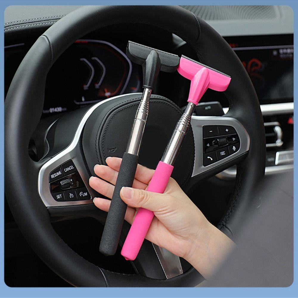 Rubber Rainy Cleaning Supplies Retractable Glass Rain Cleaning Tool Rearview Mirror Water Remover