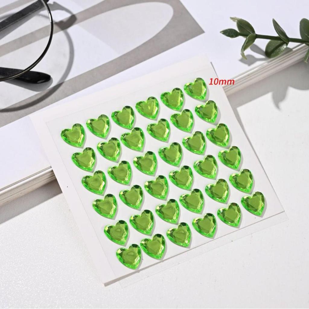 Kinder Herz Diamant 3D Acryl Aufkleber für Kindergarten Belohnungen