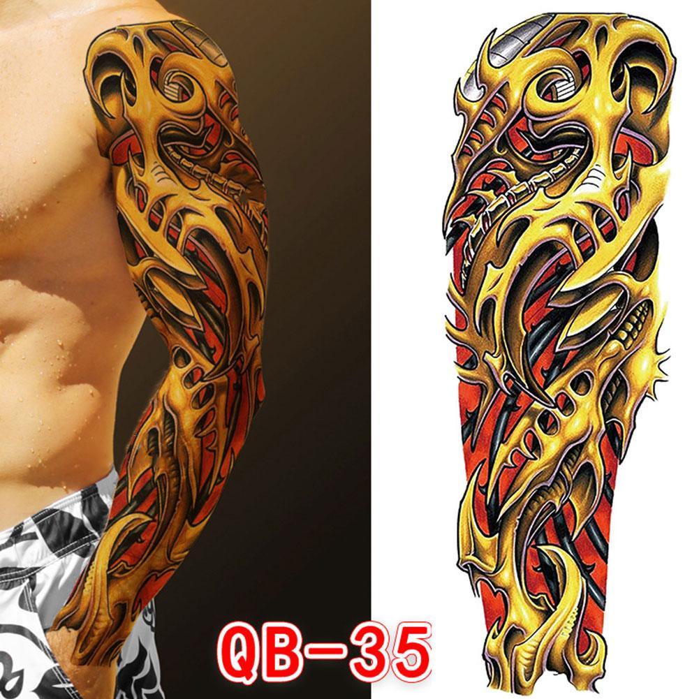 Buy 1Pcs Tattoo Sticker Tattoo Sticker Big Flower Arm Tattoo Sticker  Waterproof and Sweat-Proof Lasting Tattoo Sticker 170*480Mm at affordable  prices — free shipping, real reviews with photos — Joom, image size:1001x1001