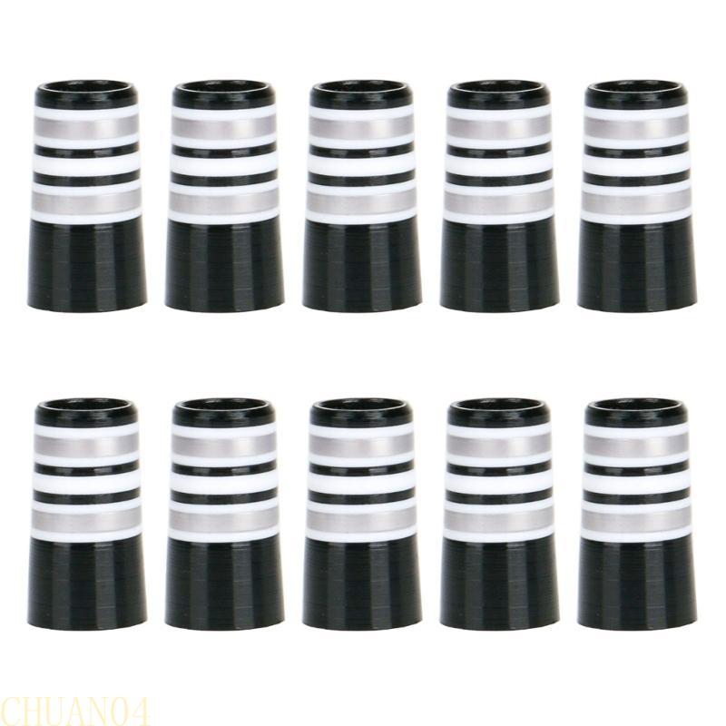A1A2 10Pcs Striped Golfs Iron Ferrules Golfs Ferrules MultiRings Golfs Club Sleeves
