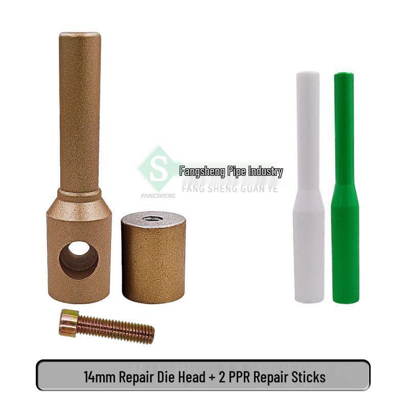 Instrument de reparat conducte de apă PE: Mașină de etanșare la scurgeri cu topire la cald cu cap de sudură PPR și baton de adeziv PERT