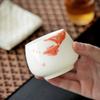 Hand Painted Ceramic Tea Cup Personal Master Gongfu Tea Ware Single Bowl for Home Use Chinese Tea Ceremony Unique Gift