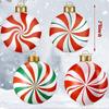 Giant Inflatable Christmas Ball Large Xmas Inflatable Ornaments PVC Outdoor Holiday Blow Ball Outside Yard Porch Decorations