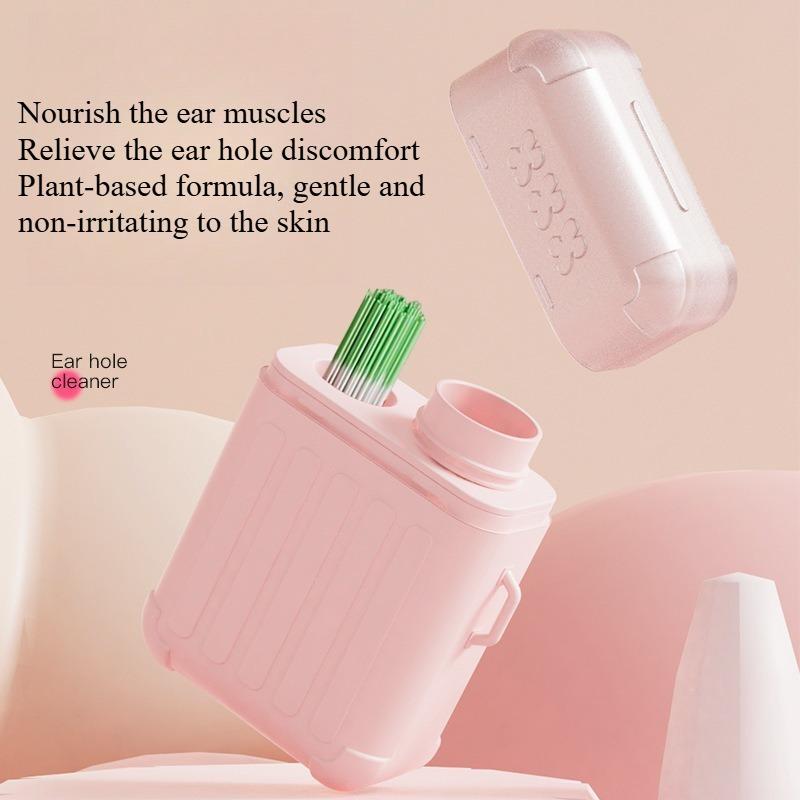 1PACK suitcase, ear hole cleaning, earphone cleaning, ear hole cleaning, anti-blocking, odor removal, ear washing artifact