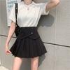 Womens High Waist Short Skirt With Embroidered Pattern For Summer Casual Wear